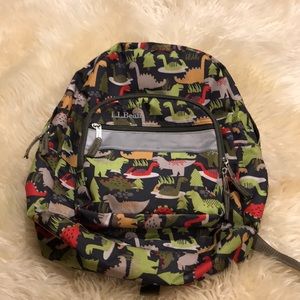 L L Bean Accessories Ll Bean Junior Kids Dinosaur Backpack Poshmark